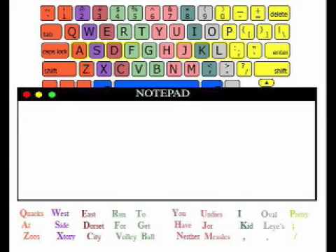 almena method touch typing software